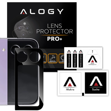 Alogy Lens Protector PRO kovový chránič fotoaparátu pro Samsung Galaxy Z Flip 4 Black