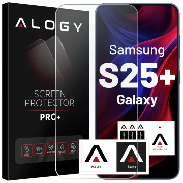 Tempered glass for Samsung Galaxy S25 Plus screen protector 9H Alogy Heavy Pro ™️