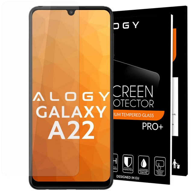 Alogy gehärtetes Glas für Bildschirm für Samsung Galaxy A22 4G