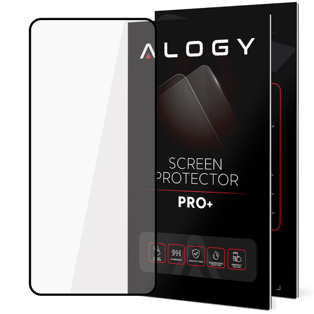 Alogy Full Glue case friendly tempered glass for Samsung Galaxy S21 Plus Black
