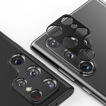 Protective glass cover overlay camera / lens for Samsung Galaxy S23 Ultra black