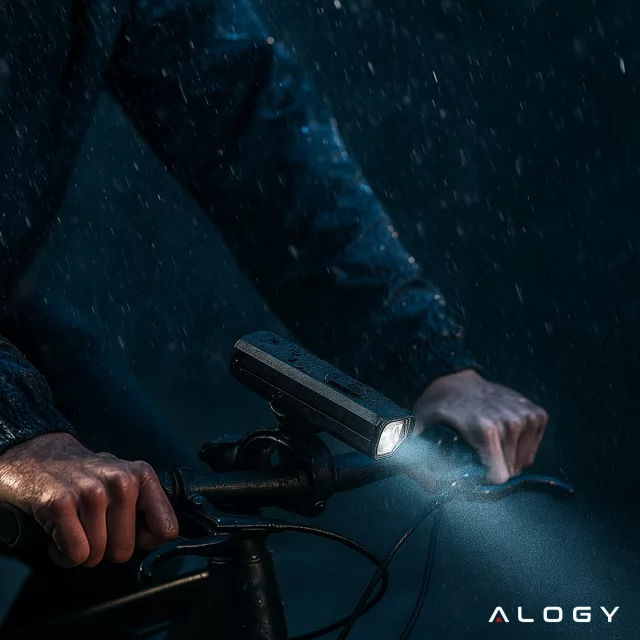 Bicycle Light Front LED Front Light Bicycle Lighting Waterproof IPX5 Alogy P12 Bike Light Black