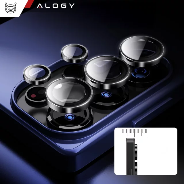 Alogy Lens Protector PRO Schutzhülle Glas für Samsung Galaxy S24 Ultra Kameraabdeckung Objektiv Kameralinsen