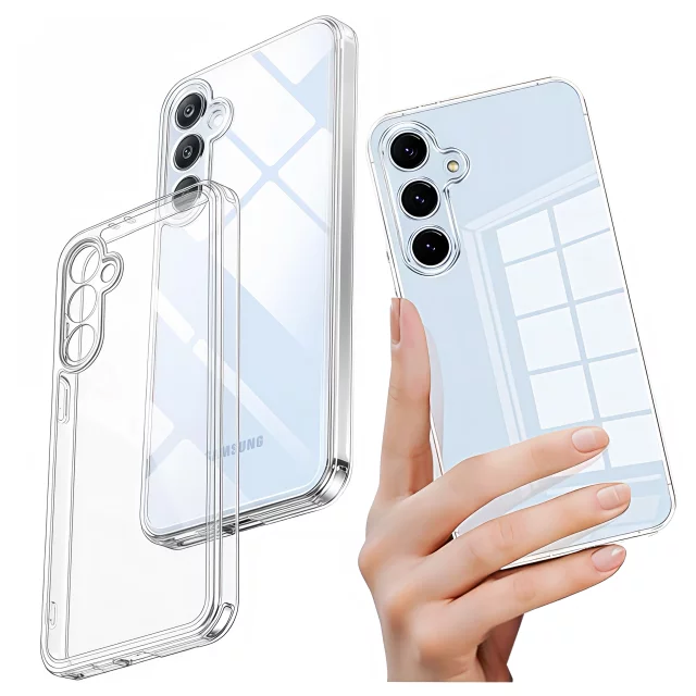 Hülle für Apple iPhone 16 Pro Max Alogy Anti-Shock Hybrid Case für MagSafe Transparent