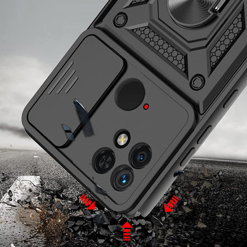 Pouzdro Alogy Camshield Stand Ring s krytem fotoaparátu pro Xiaomi Redmi 10c