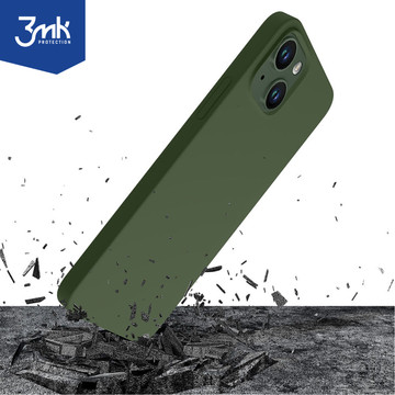 Sada na telefon 3mk do Apple iPhone 13 Hardy silikonové pouzdro MagCase Alphine Green