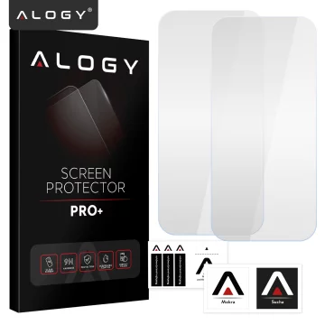 Gehärtetes Glas für Apple iPhone 16 Displayschutzfolie 9H Alogy Heavy Pro™️