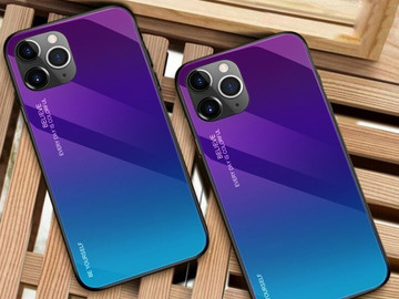 Alogy Aurora Armor Case for Apple iPhone 11 Pro Max Purple Blue 03