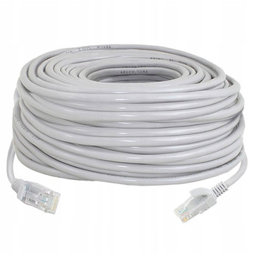 Cable high-speed network cable Twisted Gold LAN UTP 5E RJ-45 30m internet white