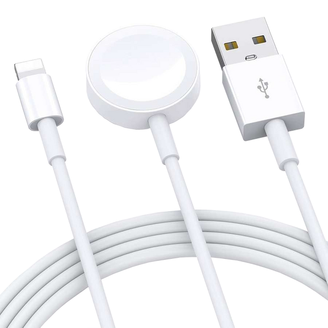 Indukční nabíječka Qi Lightning 2v1 Alogy pro Apple Watch / iPhone