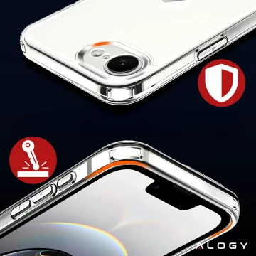 Pouzdro pro Apple iPhone 16 Pro Max Alogy Anti-Shock Hybrid Case pro MagSafe Transparent
