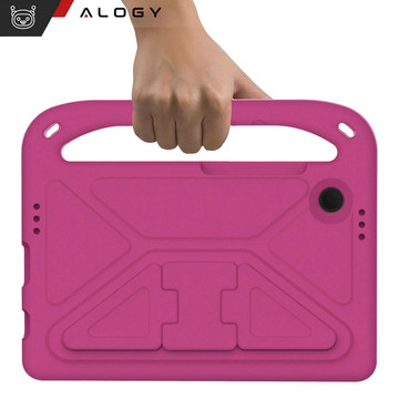 Hülle für Samsung Galaxy Tab A9 2023 8,7" X110 / X115 Kinder-Tablet-Hülle Alogy Kids Case Pink