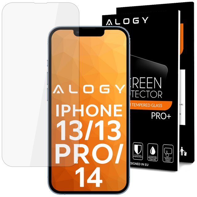 Alogy gehärtetes Glas für den Bildschirm für Apple iPhone 13/13 Pro / 14