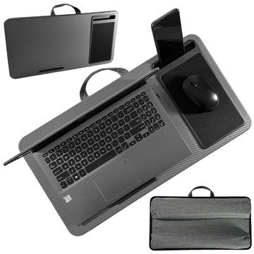 Laptop table stand phone holder mouse pad for bed Alogy portable desk with pillows
