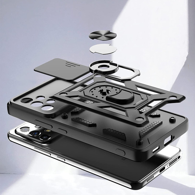 Alogy Camshield Stand Ring Case with Camera Cover for Samsung Galaxy A73 / A73 5G