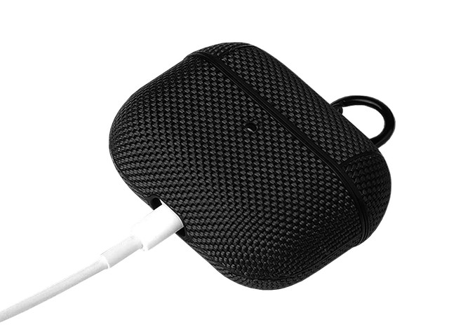 Nylonové pouzdro Alogy Ochranné pouzdro pro Apple AirPods Pro Black