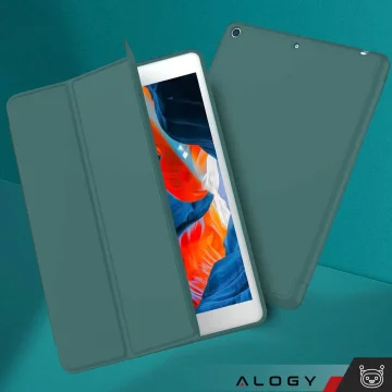 Pouzdro pro Apple iPad 10.2 9 Gen 8/7 2021/2020/2019 Smart Pencil Case Alogy TPU Kryt na tablet Zelený