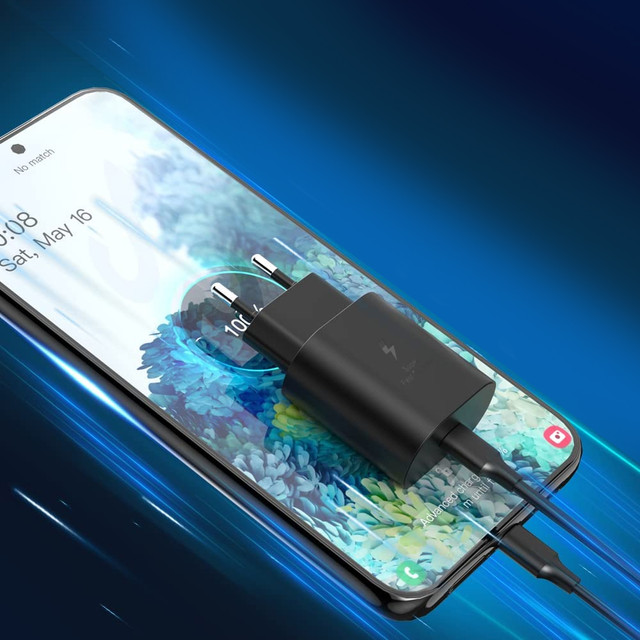 Wall Charger 3.6A 25W Fast Power Delivery PD USB-C Type-C Single Black