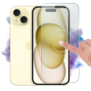 Hybridglas für Apple iPhone 15, Alogy Flexi Glass 9H Flachbildschirm