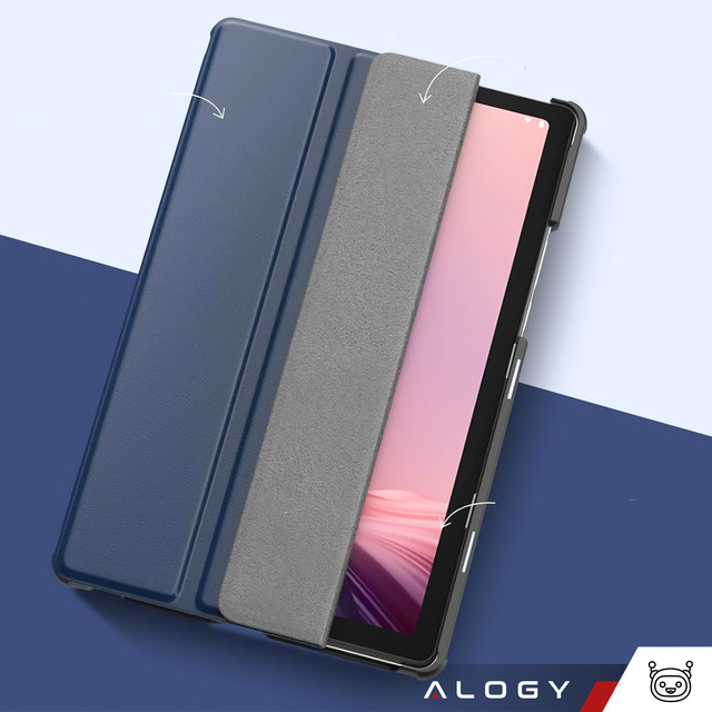 Etui Alogy Book Cover Case pro Lenovo Tab M9 2023 TB310XU TB310FU Granatowe