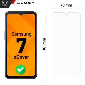 Szkło hartowane do Samsung Galaxy xCover 7 ochronne szkiełko na ekran 9H Alogy Heavy Pro+™️