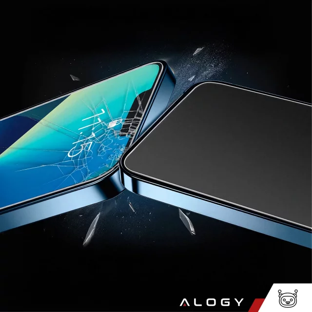Tempered glass Privacy for Apple iPhone 16 Pro Max 9H Alogy Privacy EasyShield™️ with mounting frame