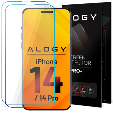 2x 9H tvrzené sklo pro iPhone 15 Plus / 15 Ultra / 15 Pro Max Alogy Screen Protector PRO