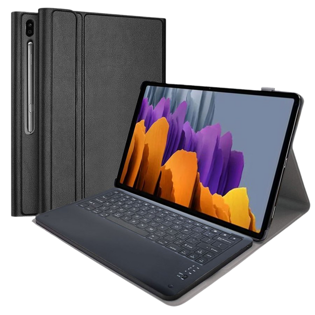 Etui Alogy Smart klawiatura Bluetooth für Galaxy Tab S7 FE T730/ S7 Plus 12.4 T970/T976