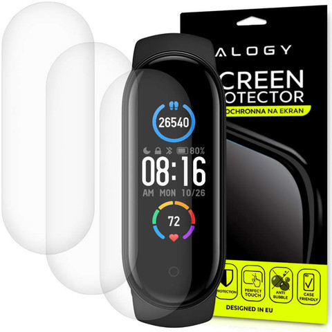 3x Folia hydrożelowa Alogy Hydrogel for Xiaomi Mi Band 5