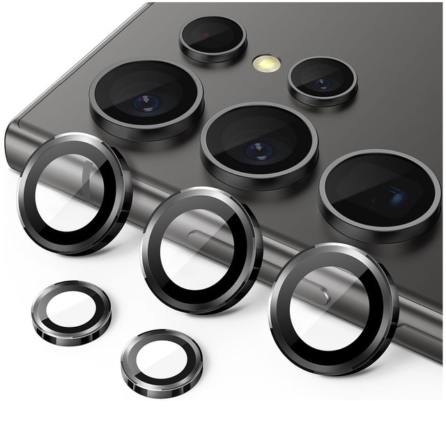 Sklo pro Samsung Galaxy S24 Ultra kryt objektivu fotoaparátu Objektiv fotoaparátu Alogy Lens Protector PRO Ochranný kryt