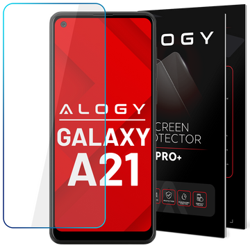 Alogy gehärtetes Glas für Bildschirm für Samsung Galaxy A21