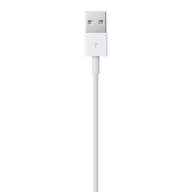1m Fast USB-A to Lightning Cable for Apple White