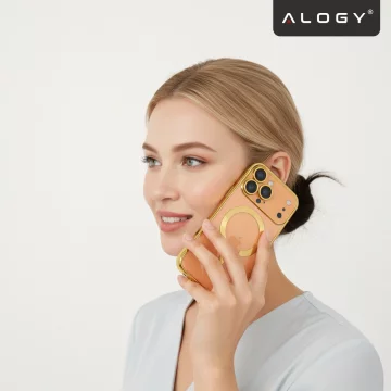 Case for Apple iPhone 16 Pro Max Alogy MagSafe Hybrid Matte Case with Lens Protection Black