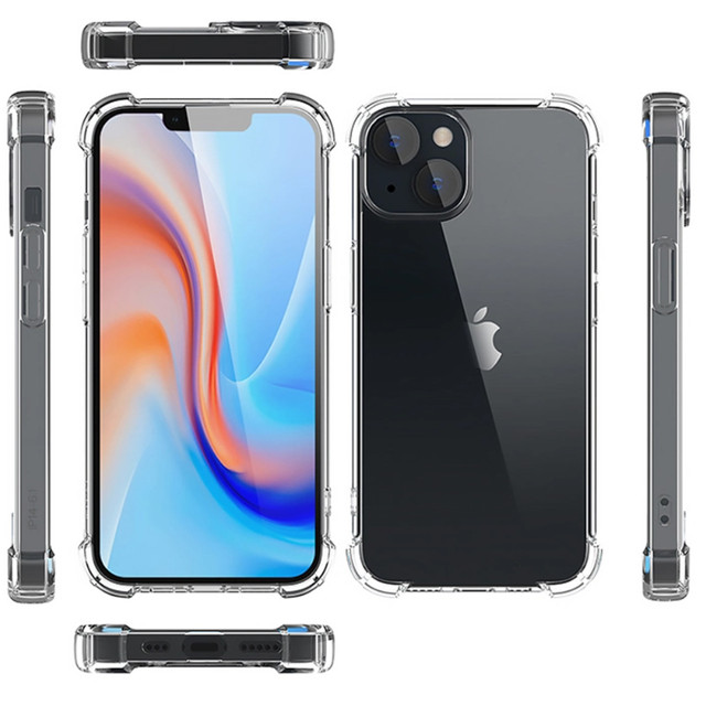 ShockProof Alogy Armored Case for Apple iPhone 14 Plus Transparent