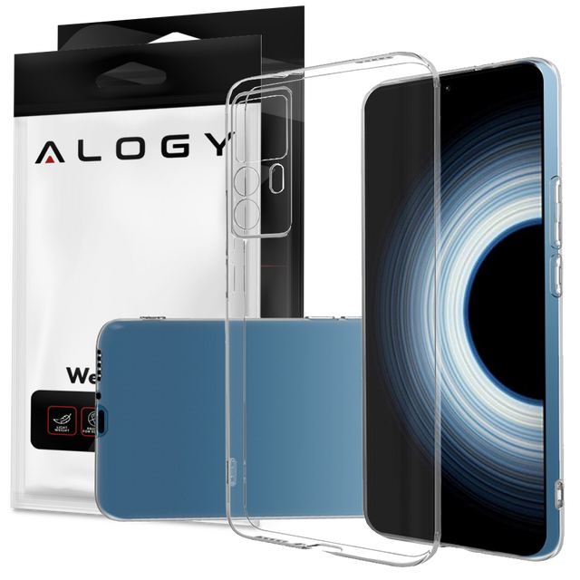 Alogy Silicone Protective TPU Case for Xiaomi 12T / 12T Pro Transparent
