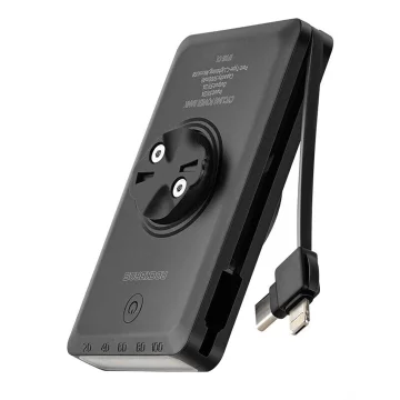 Lampka Rockbros JP008 150 lm + powerbank 5000 mAh IPX6 pod licznik – czarna