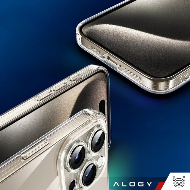 Case for iPhone 15 Pro Housing Case Silicone Transparent Camera Protection Lens Protector Alogy Slim
