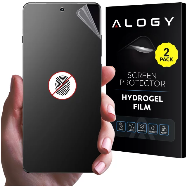 2x "MATTE" Film for OnePlus 12 Hydrogel Alogy HydroSkin Matte Pro™ for the screen of the case "FREE OF FINGERPRINTS"