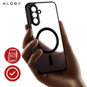 Pouzdro pro Apple iPhone 16 Pro Max Alogy Anti-Shock Hybrid Case pro MagSafe Transparent