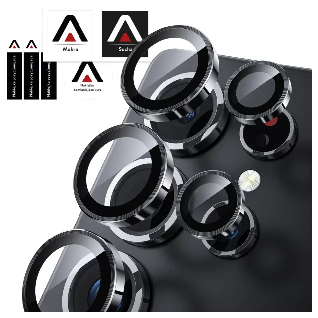 Alogy Lens Protector PRO Schutzhülle Glas für Samsung Galaxy S24 Ultra Kameraabdeckung Objektiv Kameralinsen