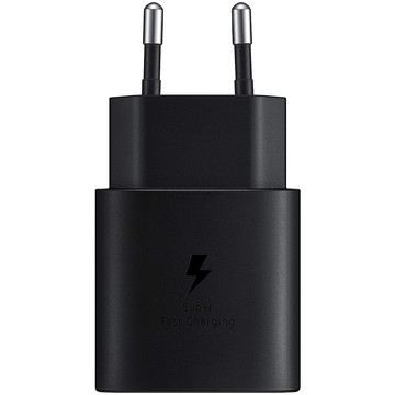 Wall Charger 3.6A 25W Fast Power Delivery PD USB-C Type-C Single Black