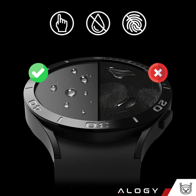 2x Alogy 9H tempered glass for Universal 38mm Diameter