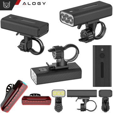 Světlo na kolo Přední Zadní LED Přední Zadní Světlo na kolo Vodotěsné IPX5 USB Bike Light Alogy