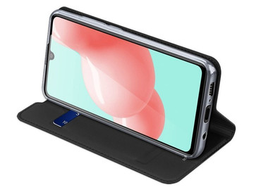 Ochranné kožené flipové pouzdro Dux Ducis pro Samsung Galaxy A41 Black