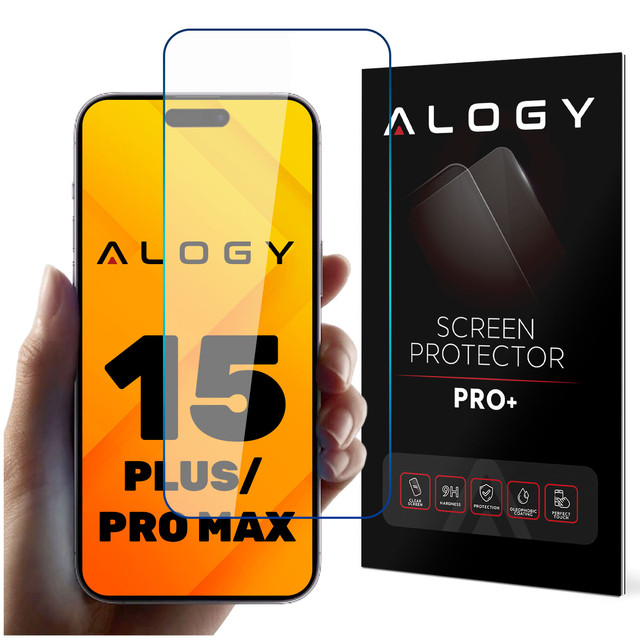 9H Tempered Glass for iPhone 15 Plus / 15 Ultra / 15 Pro Max for Alogy Screen Protector PRO