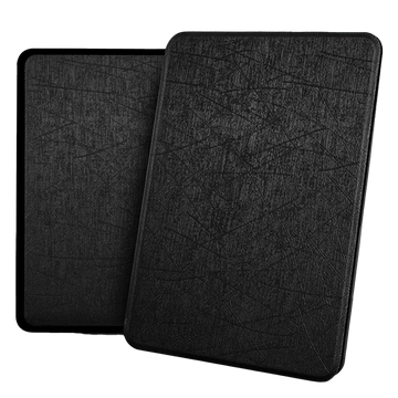 Alogy Leder Smart Case für Kindle Paperwhite 4 schwarz glänzend