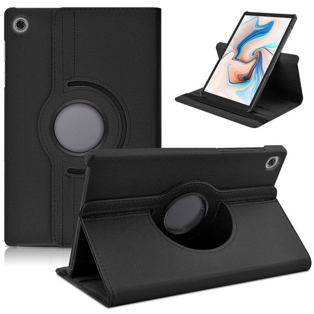 Hülle für Lenovo Tab M10 Plus 10.6 2022 3gen 3gen TB128XU TB125FU Hülle 360 Drehbar Alogy Schwarz