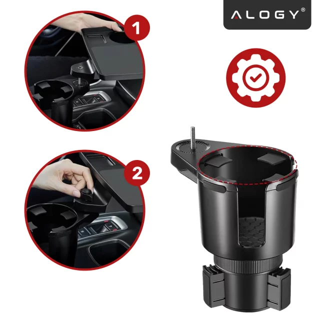 Handyhülle Wasserdichtes Gehäuse Alogy universal IPX8 bis 6,5 Schwarz