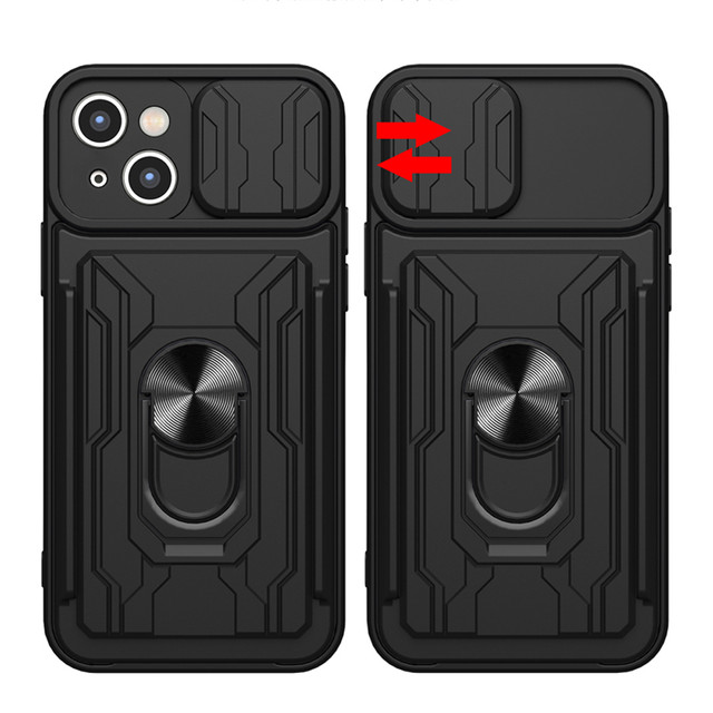 Alogy Camshield Stand Ring Case with Camera Cover for Apple iPhone 14 Pro Max