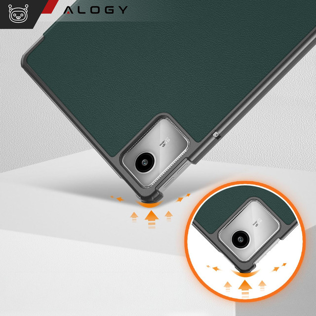 Case for Lenovo Tab M11 10.95" TB330FU / TB330XU / TB331FC Book Case Cover with flap housing case cover Alogy Green Glass Stylus